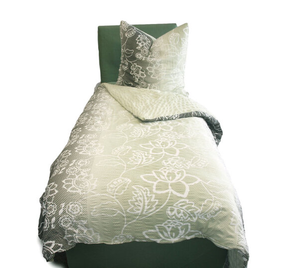 Musselin-Bettwäsche bedruckt Bettbezug 135x200 cm