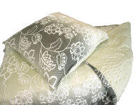 Musselin-Bettwäsche bedruckt Bettbezug 135x200 cm