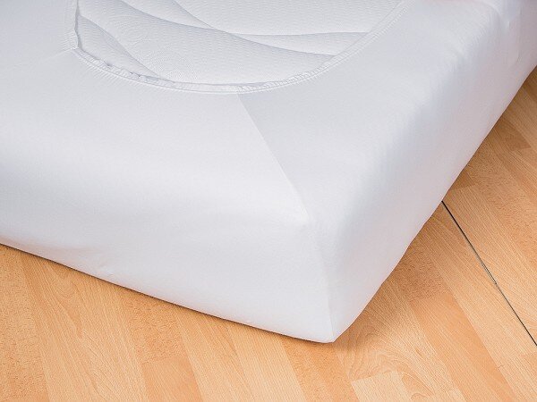 Spannbettlaken Jersey aus Baumwolle mit Elasthan 100x200x25 cm 0033 mint
