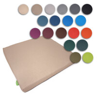 Outdoorkissen Sitzenbleiber 40x40 cm Unifarben sekt