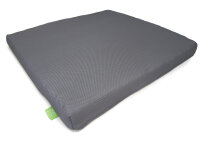 Outdoorkissen Sitzenbleiber 40x40 cm Unifarben grau