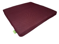 Outdoorkissen Sitzenbleiber 40x40 cm Unifarben bordeaux