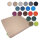 Outdoorkissen Sitzenbleiber 40x40 cm Unifarben bordeaux