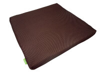 Outdoorkissen Sitzenbleiber 40x40 cm Unifarben braun