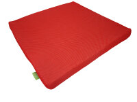 Outdoorkissen Sitzenbleiber 40x40 cm Unifarben rot