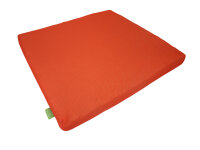 Outdoorkissen Sitzenbleiber 40x40 cm Unifarben orange