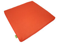 Outdoorkissen Sitzenbleiber 40x40 cm Unifarben orange