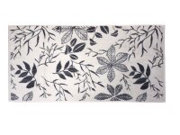 Gästetuch mit Blumenmuster Super-Soft Baumwolle 30x50 cm grün