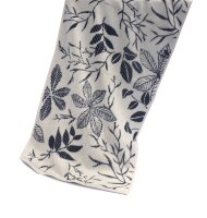 Gästetuch mit Blumenmuster Super-Soft Baumwolle 30x50 cm grün