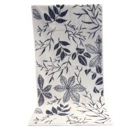 Gästetuch mit Blumenmuster Super-Soft Baumwolle 30x50 cm grün