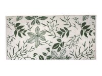 Gästetuch mit Blumenmuster Super-Soft Baumwolle 30x50 cm grün