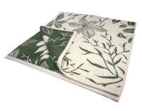 Gästetuch mit Blumenmuster Super-Soft Baumwolle 30x50 cm grün