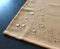 Tischwäsche in Leinenoptik mit Fleckschutz, 220 g/m²  90 x 90 cm 02379_apricot