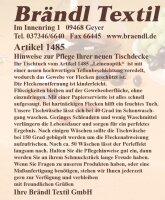 Tischwäsche in Leinenoptik mit Fleckschutz, 220 g/m²  90 x 90 cm 02433_orange