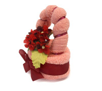 Frottier-Körbchen klein pink