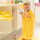 Badetuch Kinder Walk Jac. einfarbig, 100x100 cm, 360 g/m²